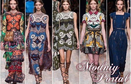 Неделя моды в Париже. Коллекция Valentino весна - лето 2015