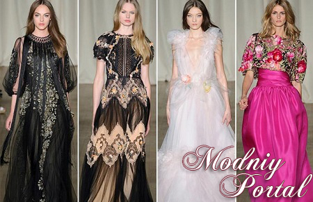 Коллекция Marchesa весна - лето 2015 с недели моды в Лондоне