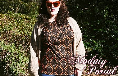 Стильные и нарядные туники для полных женщин