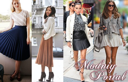 Яркие тренды сезона: юбка - плиссе. С чем носить?